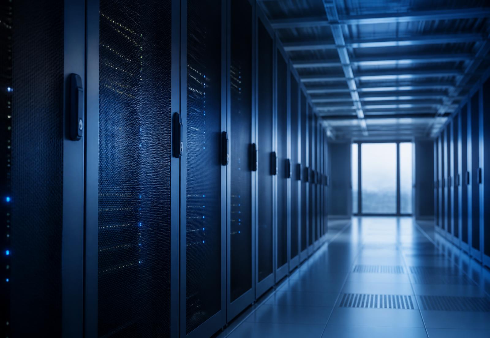 Enterprise network and server infrastructure in a modern data facility